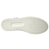 Dolce & Gabbana White Leather Gold Red Heart Sneakers Shoes