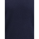 Brioni Blue Cashmere Cashmere Sweater
