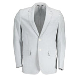 Gant White Cotton Men Jacket