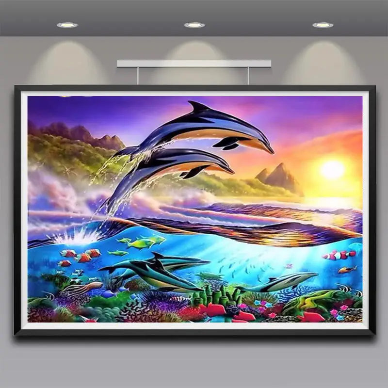 5D DIY Diamond Painting Bath Figure Home Decor