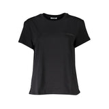 Patrizia Pepe Black Organic Cotton Women T-Shirt