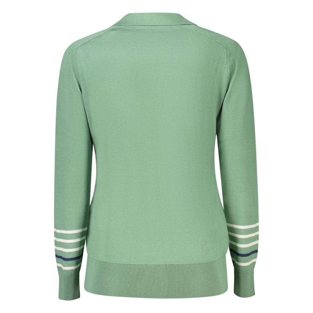 North Sails Green Cotton Women Sweater