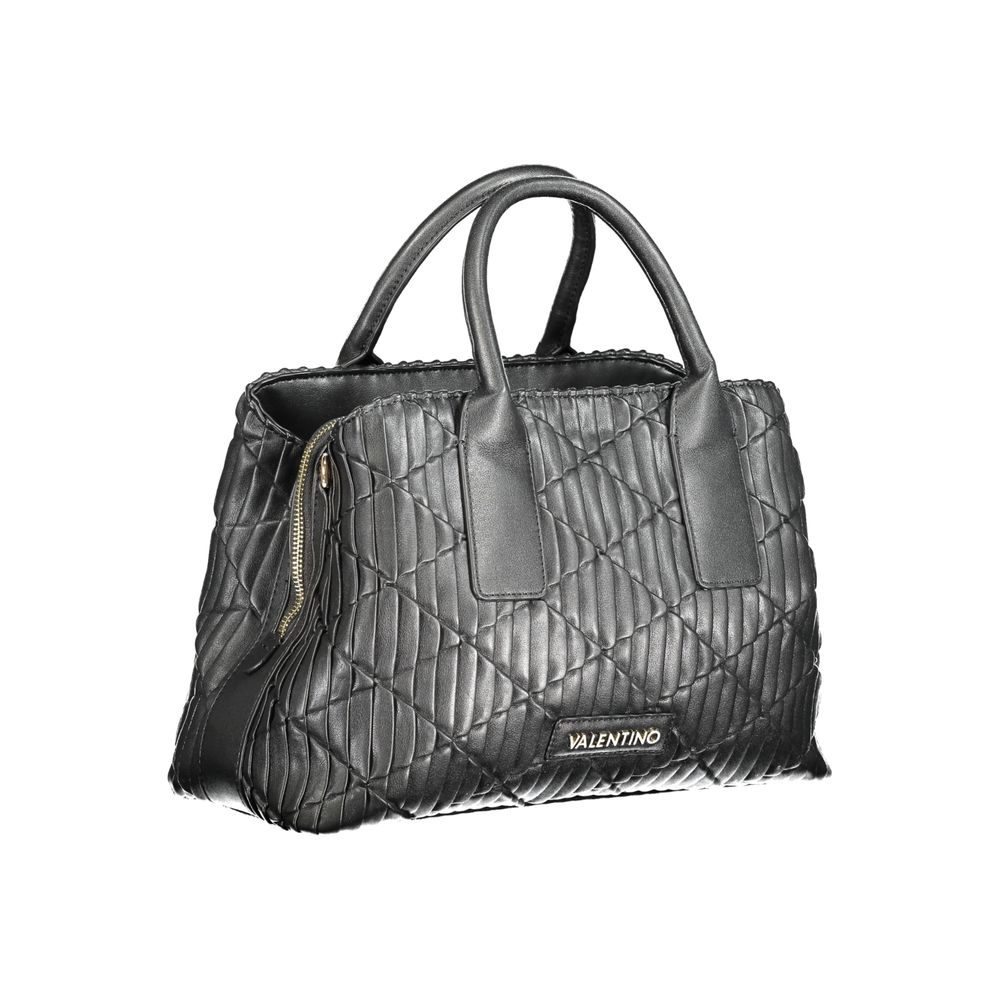 Mario Valentino Black Polyurethane Women Handbag