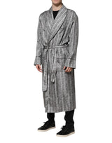 Dolce & Gabbana Multicolor Floral Robe Coat Wrap Jacket