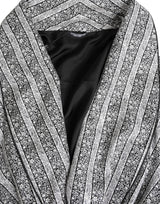 Dolce & Gabbana Multicolor Floral Robe Coat Wrap Jacket
