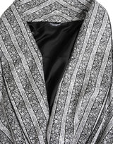 Dolce & Gabbana Multicolor Floral Robe Coat Wrap Jacket