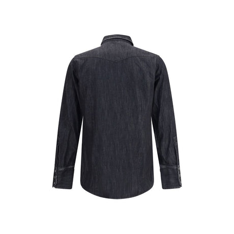 Dsquared² Black Denim Shirt