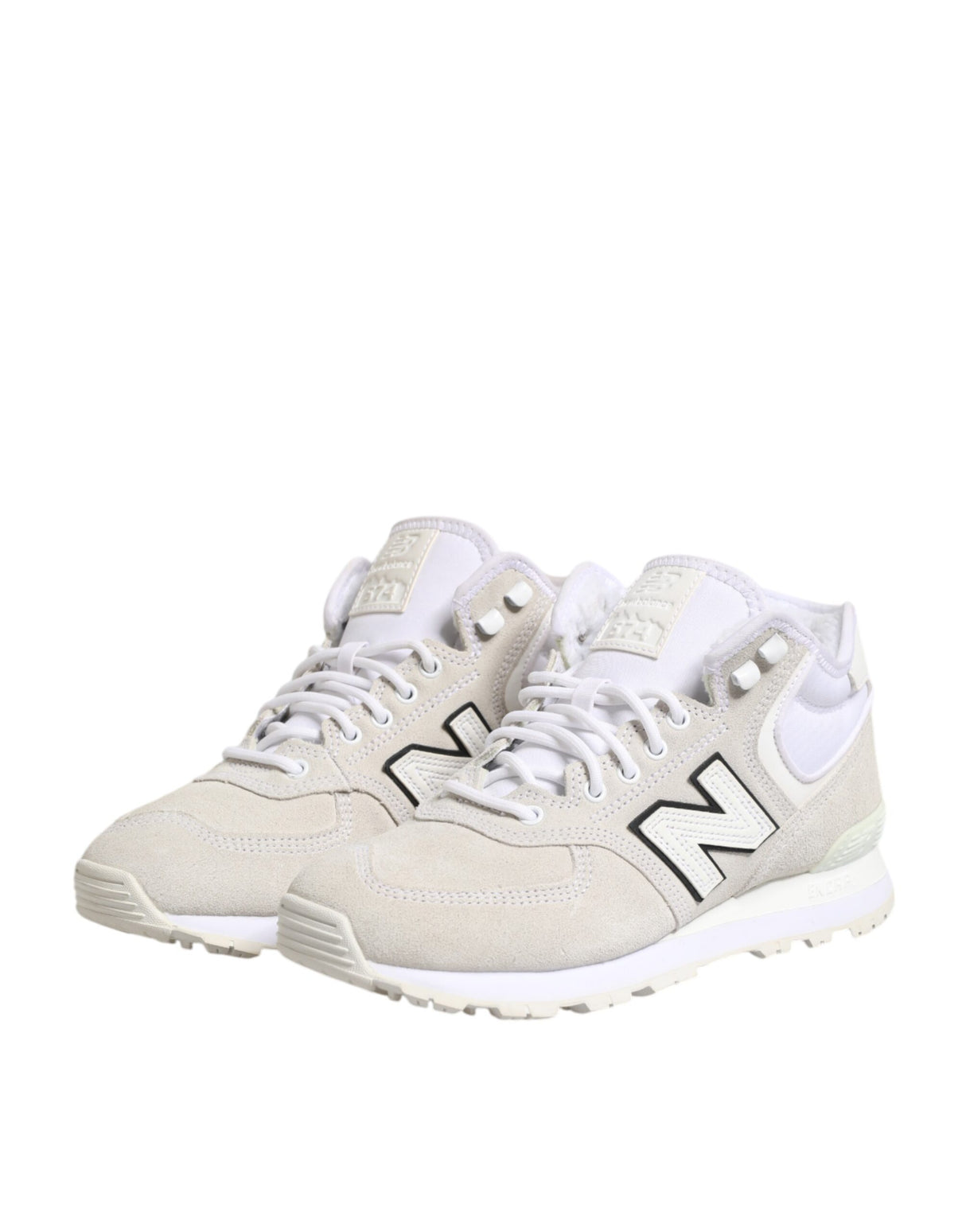 New Balance Off White Suede Sneakers Shoes