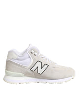 New Balance Off White Suede Sneakers Shoes