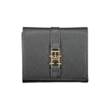 Tommy Hilfiger Black Polyurethane Women Wallet