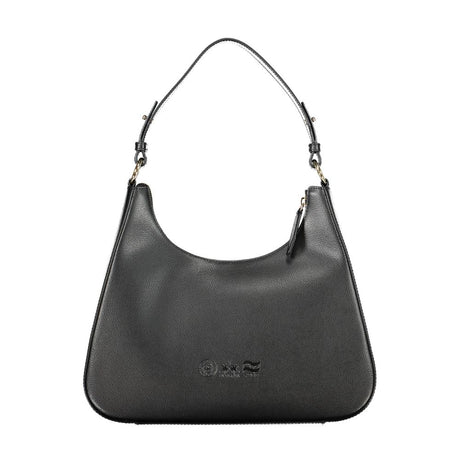 La Martina Black Leather Women's Shoulder Bag