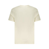 Lee Beige Cotton Men T-Shirt