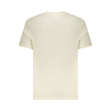 Lee Beige Cotton Men T-Shirt