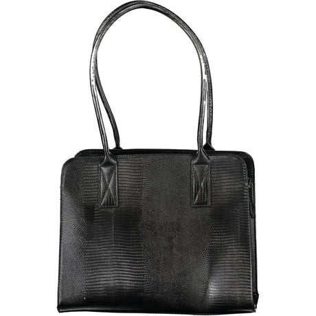 Mario Valentino Black Polyurethane Women's Bag