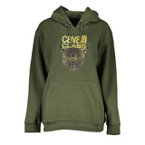 Cavalli Class Green Cotton Sweatshirt
