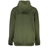 Cavalli Class Green Cotton Sweatshirt