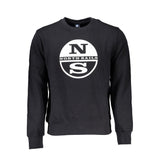 North Sails Black Cotton Men's Sweatshirt