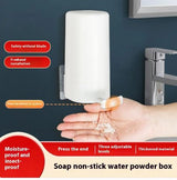 Soap Grinder Dispenser Soap Box Wall Mounted Dry Organizer Box Soap Powder Grinding Box For Restaurant Kitchen Office Gyms Hotel