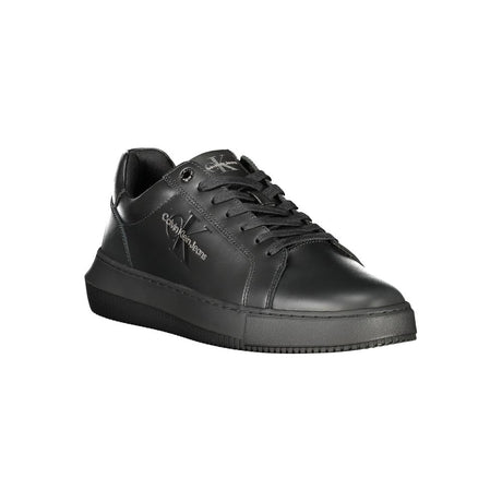 Calvin Klein Black Leather Men Sneaker