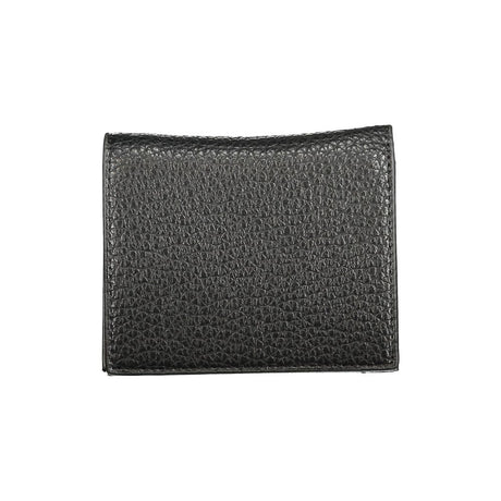 Mario Valentino Black Polyurethane Women Wallet