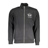 La Martina Black Cotton Men's Sweatshirt