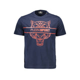 Plein Sport Blue Cotton Men's T-Shirt