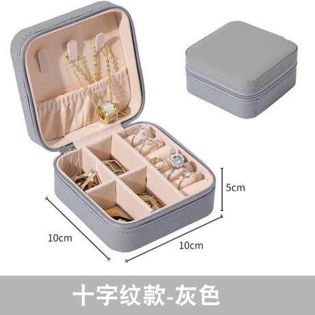 Compact Jewelry Organizer Box for Travel and Storage