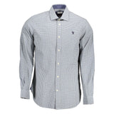U.S. POLO ASSN. Azzurro Cotton Mens Shirt