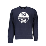 North Sails Blue Cotton Men Sweater