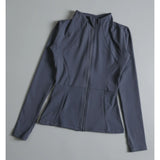 Long Sleeve Slim-Fit Fitness Jacket