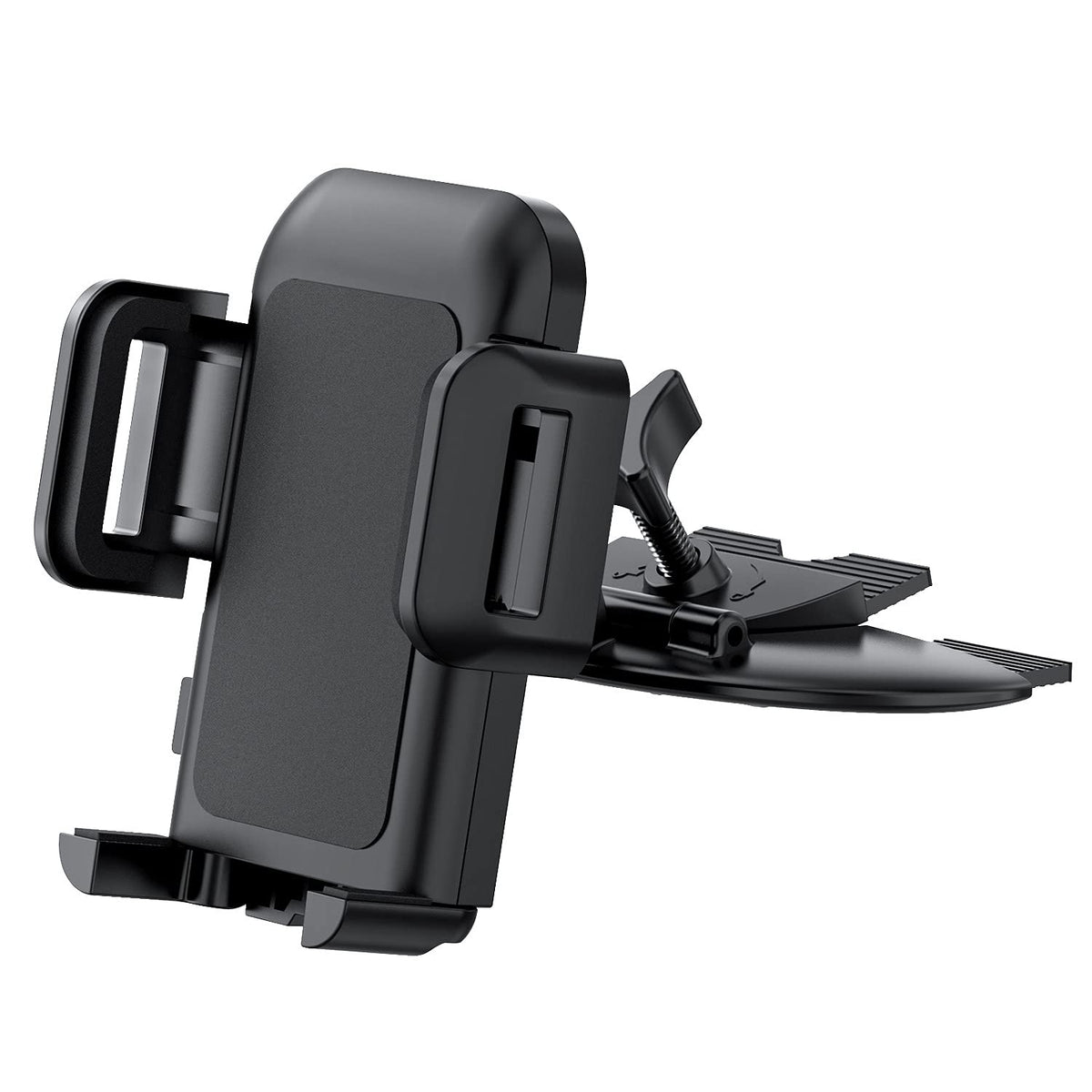 MW ACC CA Car Phone Holder CD Slot Car Mount 360° Rotating Car Phone Mount with One-Touch Release Button for iPhone 12/11/Pro/Max/XS Xr/ X/8 Galaxy Note10/S10/S20 Series and More