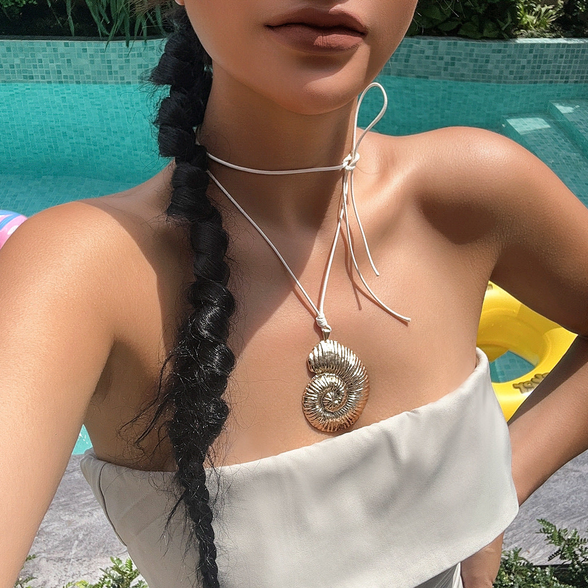Bohemian Seashell Starfish Mermaid Necklace Accessory