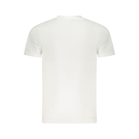 Cavalli Class Bianco Cotton Men T-Shirt