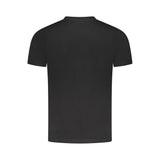 Cavalli Class Black Cotton Men T-Shirt