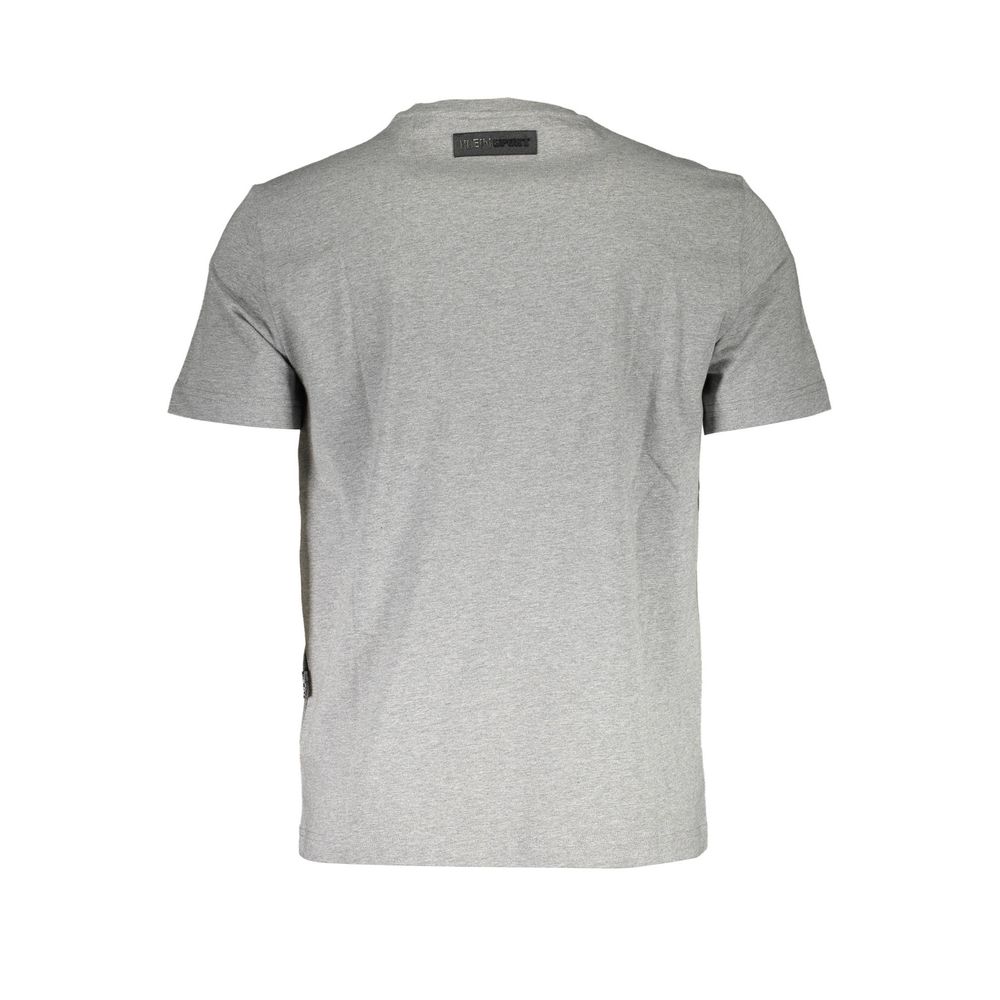 Plein Sport Grigio Cotton Men T-Shirt