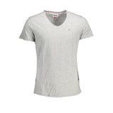 Tommy Hilfiger Grigio Cotton Male T-Shirt