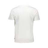 Levi's White Cotton Men T-Shirt