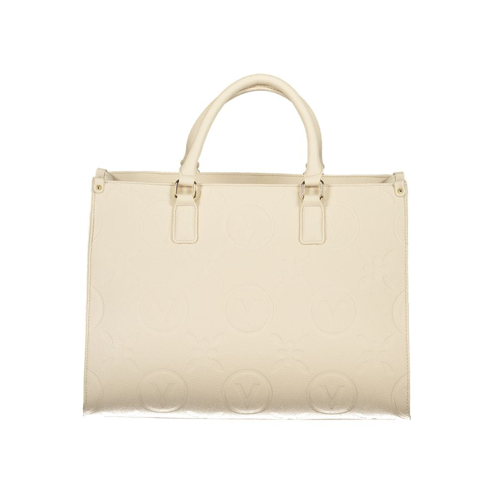 Mario Valentino Beige Polyurethane Women Handbag