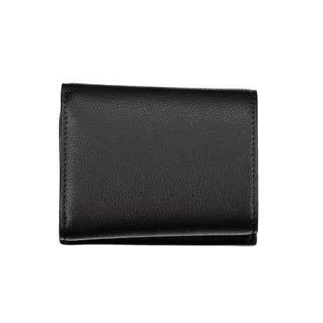 Tommy Hilfiger Black Polyurethane Women Wallet