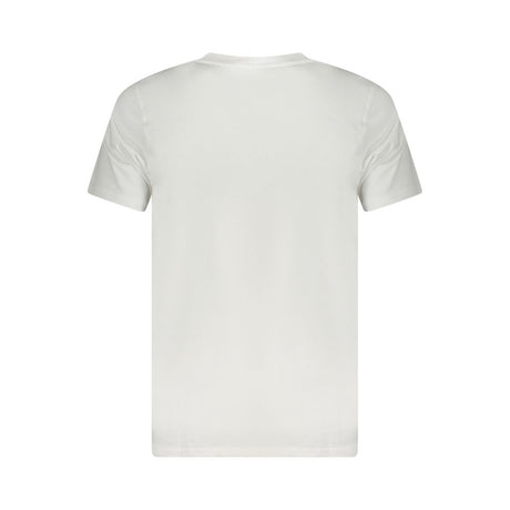 Cavalli Class Bianco Cotton Men T-Shirt