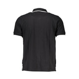 North Sails Black Cotton Men Polo Shirt