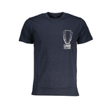 Cavalli Class Blu Cotton Men T-Shirt