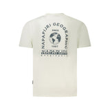 Napapijri White Cotton Men T-Shirt