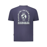 Napapijri Blue Cotton Men's T-Shirt