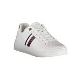Tommy Hilfiger White Polyurethane Women Sneaker
