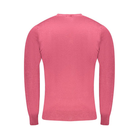 Cavalli Class Rosso Viscose Men Sweater