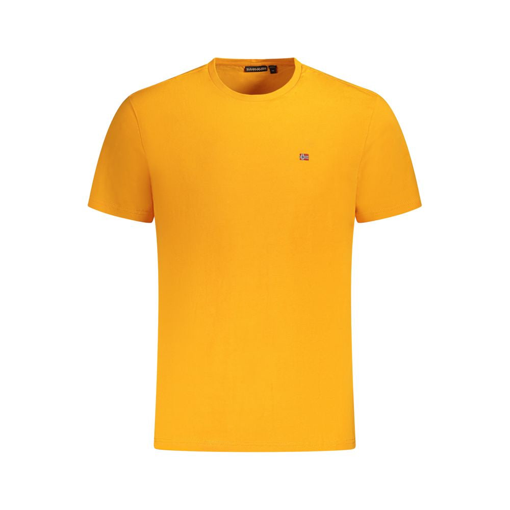 Napapijri Arancione Cotton Men T-Shirt