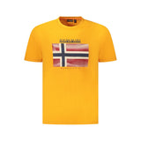 Napapijri Arancione Cotton Men T-Shirt
