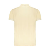 Cavalli Class Beige Cotton Men Polo Shirt