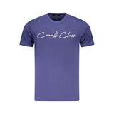 Cavalli Class Blu Cotton Men T-Shirt